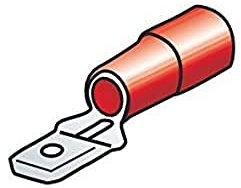 Lampa 45071 Set Capicorda Piatti Maschio, Rossi, 10 Pezzi