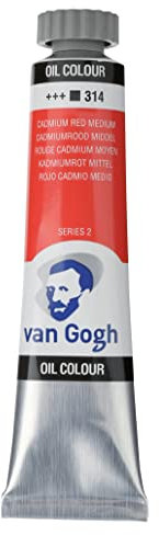 Van Gogh 314 - Tubo de pintura al óleo (20 ml), color rojo cadmio