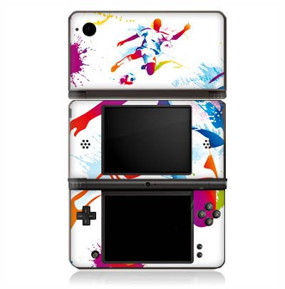 DeinDesign Skin kompatibel mit Nintendo DSi XL Folie Sticker Sport Muster Fußball