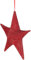 Britesta Stern-Deko: Faltbarer XL-Weihnachtsstern zum Aufhängen, rot glitzernd, Ø 40 cm (Weihnachtschmuck, Weihnachtssterne zum Aufhängen, Weihnachten)