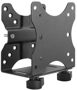 HumanCentric Thin Client Mount Bracket, Mount a Mini PC or Computer to a VESA Monitor Arm or Stand, Pole, or Under Desk or Surface, devices with 0.65-2.55 in depth for 75x75 and 100x100mm Patterns