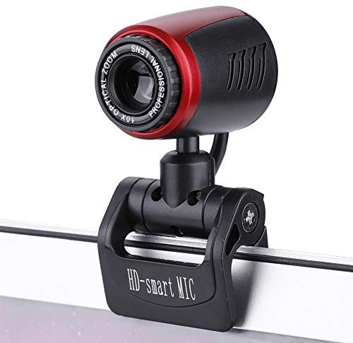 Brrnoo Webcam 16MP HD Webcam avec microphone USB 2.0 Caméra Web Cam 360° Rotation pour ordinateur et ordinateur portable PC pour accessoires de vidéoconférence