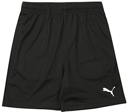 PUMA Unisex Kinder Teamrise Training Jr Shorts, Puma Black-puma White, 140 EU