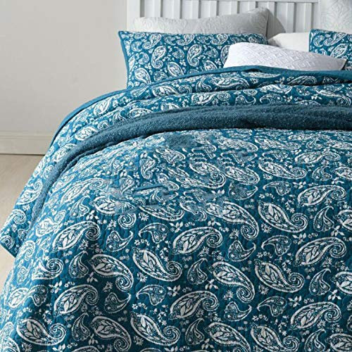 Gesteppte Tagesdecke Doppelt EuropäIschen Und Amerikanischen Stil Baumwolle Mehrzweck Doppelt Bettdecke Bettueberwurf 230X250Cm Mit 2 KissenbezüGen 50X70Cm Sommer Cooler Quilt Waschbar,A
