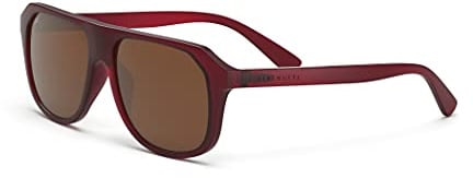 Serengeti Unisex Oatman Sonnenbrille, Frosted Crystal Burgundy, M