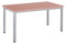 Bürotisch Schreibtisch Besprechungstisch graues Tischgestell quadratische Beine | PC-Tisch Arbeitstisch Konferenztisch Computertisch Homeoffice-Tisch Businesstisch Buche, 160 x 80 x 77,5 cm