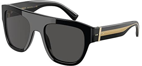 Dolce & Gabbana Sonnenbrille DG4398 501/87 Damen Sonnenbrille Farbe Schwarze Gläser Dunkelgrau Gr. 54 mm