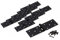 KOTARBAU® 10er Set Kistenband 150x45 mm Gerollt Schwarz Möbelscharnier Möbelband Robust
