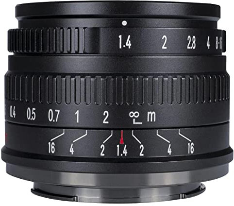 7artisans Lente de 35 mm f/1.4 para Panasonic Olympus Micro Cuatro Tercios, Negro