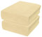 2 x Baby Comfort Frottee Spannbettlaken für 90x55 cm Nachttisch Kinderbett Matratze (gelb)