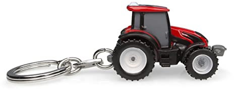 Universal Hobbies Valtra G135 Tractor Keyring - Red