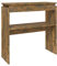vidaXL Konsolentisch Konsole Beistelltisch Flurtisch Sideboard Ablagetisch Wandtisch Frisiertisch Räuchereiche 80x30x80cm Holzwerkstoff