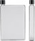 Serlium Bouteilles d'eau Plates et Minces Portables Anti-fuites, Bouteille d'eau réutilisable Transparente, Tient dans Un Coin aléatoire de Poche 25 oz (750 ML)(1#)
