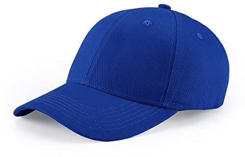 KELOYI Kappe Herren Cap Herren Basecap Damen Kappe Adjustable Baumwolle Baseball Outdoor Running Activity Kappen Royalblau