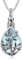 Midir&Etain Tree of Life Urn Necklace for Ashes 925 Sterling Silver Tree Moonstone Teardrop Pendant Ashes Necklace Cremation Jewellery Keepsake Memorial Gift for Women Grandma