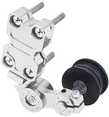 Windance Tensor de cadena ajustador para motocicleta Chopper ATV (Plata)