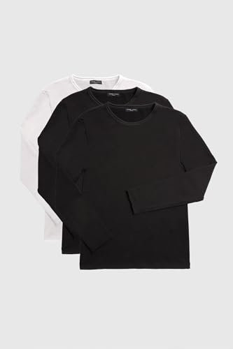 YSABEL MORA - Camisetas Térmicas Mujer Manga Larga (Pack 3) - Ropa Interior Aislante para Climas Fríos - Comodidad y Flexibilidad - Ideal para Actividades al Aire Libre y Uso Diario