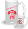 Jarra cerveza personalizada - Regalos originales - Regalos futbol - Camiseta equipos de futbol - Personaliza tu jarra con tu nombre y tu numero - Regalos cerveceros - (Athletic)