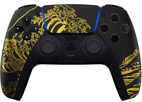 Clever Golden Kanagawa Wave Controller (PS5-kompatibel)