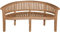 Teako Design Teak Bananenbank Avellino, Wetterfeste Gartenbank, Ergonomisch, Robust und Wetterbeständig, Verschiedene Größen, für den Garten geeignet, Parkbank (150 x 60 x 87 cm), TB-1414-x