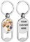 Valyria Porte-clés personnalisé avec décapsuleur photo personnalisé avec photo/texte/logo pour homme, femme, couple, petit ami, cadeau