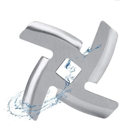 Repuesto de hoja para picadora de carne, acero inoxidable, cocina, trituradora de picadora de carne, cortador de carne de repuesto para eléctrica o manual (55mm*55mm)