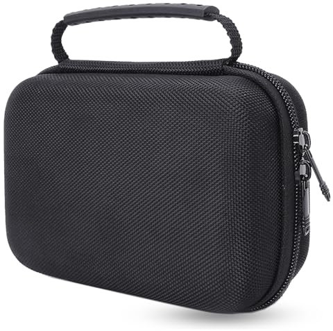 Hard Carrying Case with Customizable Foam Protective Case Universal Travel Electronic Organizer Pouch Digital Camera Case Storage Bag Compatible with Sports Camera Electronic Accessory Power Bank