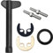 Shinsilur 2 Sets Basin Washer Sink Monobloc Mixer Tap Fixing Fitting Kit Mounting Kit Tap Faucet Fixing Fitting Kit Basin Washer Sink for Kitchen Basin (Double Hole)