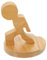 HOMSFOU Support Téléphone Bois Support De Bureau Bois avec Design Adorable pour Smartphones pour Base Stable Et Lisse