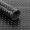 Black Rubber Matting Roll | Thick Heavy Duty Flooring Mat, Indoor & Outdoor, Non-Slip, Waterproof & Easy to Cut | Ideal for Garage, Vans, Gym, Shed Floor | 1.5m Width 3mm (Checker Plate, 1m x 1.5m)