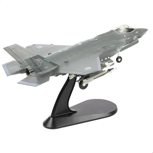 SEBUNAS 1:72 Scale F-35I Adir Lightning II Fighter Jet Model Israeli Air Force Stealth Fighter Miniature Military Metal Diecast Aircraft Model Kit for Adult Gift or Collection