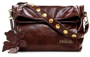 Desigual Reprise Choco Valenti, Accessoires PU Across Body Bag Women's, marron