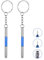Mini cacciavite per occhiali, 3 in 1, in acciaio inox, set di attrezzi per la riparazione di occhiali, piccolo con portachiavi, cacciavite portatile per occhiali, gioielli e orologi (2)