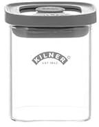 Kilner Fresh Storage 160ml Airtight Glass Spice Jar Durable Vacuum Seal Lid BPA-Free Glass for Herbs Spices Pantry Cupboard Kitchen Organisation