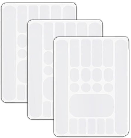 Azlanway Fahrrad Rahmenschutzfolie selbstklebend, 3 Stück transparente Schutzfolie Fahrradrahmen gegen Kratzer & Lackschäden – Fahrrad Schutzfolie für MTB, Rennrad, E-Bike & Citybike, wetterfest