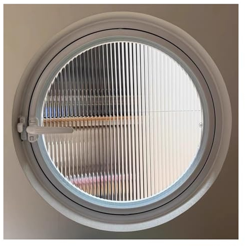 Fenster Window Kellerfenster Schiebefenster Runde Drehfenster, Aluminium-Schuppenfenster Für Belüftung Und Licht, 40 Bis 100 Cm Kreisförmiges Mittelachsen-Flügelfenster Für Die Küche Und Die Inneneinr