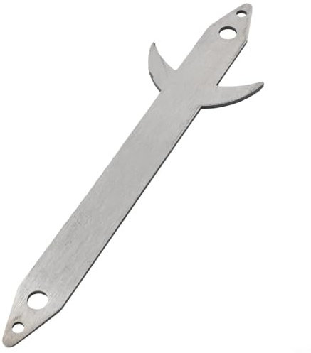 Oniissy Gobion Crochet de préhension en acier inoxydable pour installation de clôture métallique et garde-corps, poignée ergonomique et fixation sûre pour la construction extérieure (31 x 3 cm)