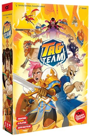 Tag Team | Arcade Fighting Auto-Battler Card Game | Ages 10+ | 2 Players