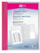 VELOFLEX 4741070 - Schnellhefter VELOFORM, 1 Stück, DIN A4, pink, PVC, glasklarer Vorderdeckel, passend für Prospekthüllen