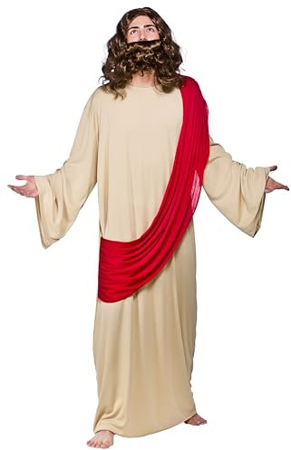 Wicked Costumes Mens Jesus Fancy Dress Costume - One Size