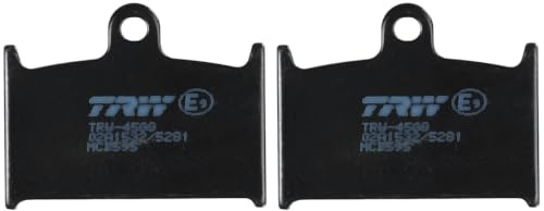 TRW MCB595 Brake Pad Set Disc Brake Organic Allround Compatible for Triumph Trophy - Front Axle and Other Vehicles