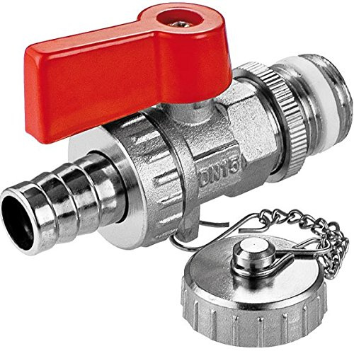 3/4 Water Drain Valve Cock TAP with Garden Hose Plug