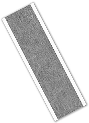 TapeCase 421 0.75 x 4-100 Dark Silver Lead/Rubber Adhesive Tape, Lead Foil Tape-Converted from 3M 421, 0.0063 Thick, 4 Length, 0.75 Width, Rectangles (Pack of 100)