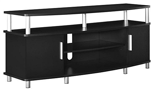 Ameriwood Home Carson - Supporto TV per TV Fino a 50, Colore: Nero