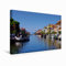 Premium Textil-Leinwand 45 x 30 cm Quer-Format Hafen von Grado | Wandbild, HD-Bild auf Keilrahmen, Fertigbild auf hochwertigem Vlies, Leinwanddruck von LianeM