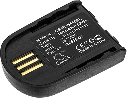 CS-PLW440SL Akkus 140mAh Kompatibel mit [Plantronics] 86507-01, Savi, Savi 440, Savi 740, Savi W440, Savi W440-M, Savi W740, Savi W740-M, Savi W745, Savi WH500, WH500A, für [Microsoft] Lync 2010, of
