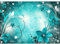 Runa Art Fototapete Blumen Abstrakt 352 x 250 cm Vlies Tapeten XXL Moderne Wandtapete Wohnzimmer Schlafzimmer Türkis 9205011a