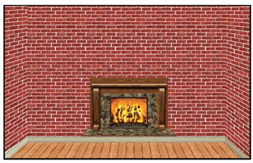 Beistle S10AZA Kamin-Sortiment, Weihnachts-Insta-Thema, Größen, mehrfarbig