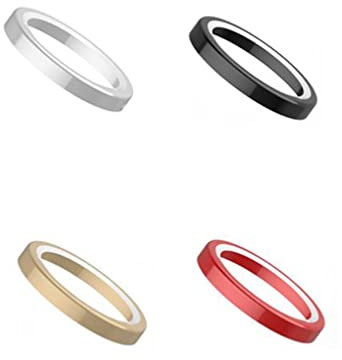 per XR Camera Lens Protector, 4 Pezzi Titanium Lega Metal Ring Rear Lens Custodia Protettiva Cover per XR (Colore Casuale)