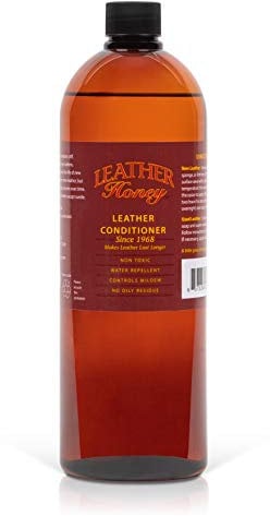 Leather Honey Lederpflegemittel - Premium Lederpflege seit 1968 für die Anwendung auf Lederbekleidung, Lederwaren Möbel, Autoinnenausstattung, Schuhe, Taschen, Accessoires